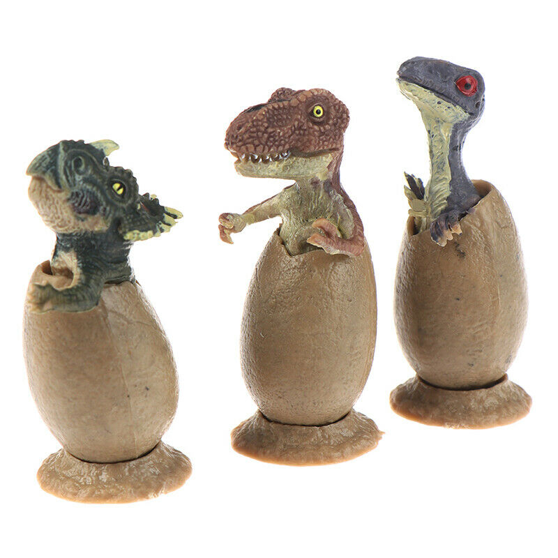 3Pcs Magic Dinosaur Eggs Hatching Dinosaur Growing Mold Cute Children Toys Gi 3C