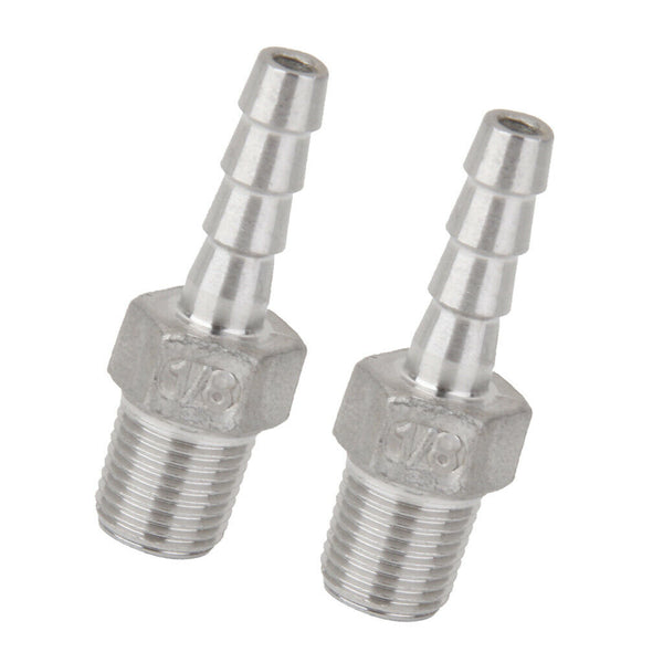 2Pcs 1/8inch Male Thread Pipe Fitting 6mm Barb Hose Tail Connector NPT, High