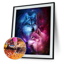 5D Wolf Diamond Painting Embroidery DIY Cross Stitch Craft Gifts Home Decor
