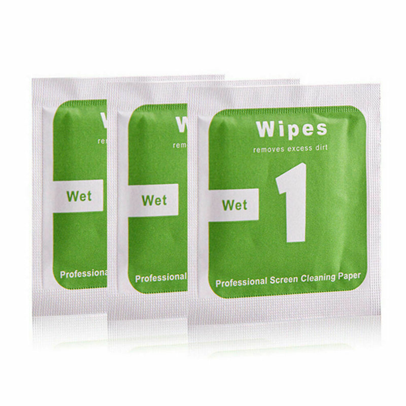 10set Cleaning Cloth Alcohol prep pads for Smartphone Tablet Touch Screen 2017AU