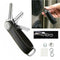 Men Leather Smart Key Organizer Wallet Holder Car Keyring Pocket Key Chain Pouch