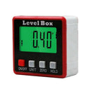 Mini Lcd Digital Inclinometer Protractor Bevel Angle Gauge Magnet Base Grac