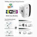 300Mbps 2.4GHz WiFi Range Extender Signal Booster Wireless Router Repeater WPA