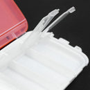 Travel 8 Compartment Medicine Tablet Holder Organizer Dispenser Case Pill