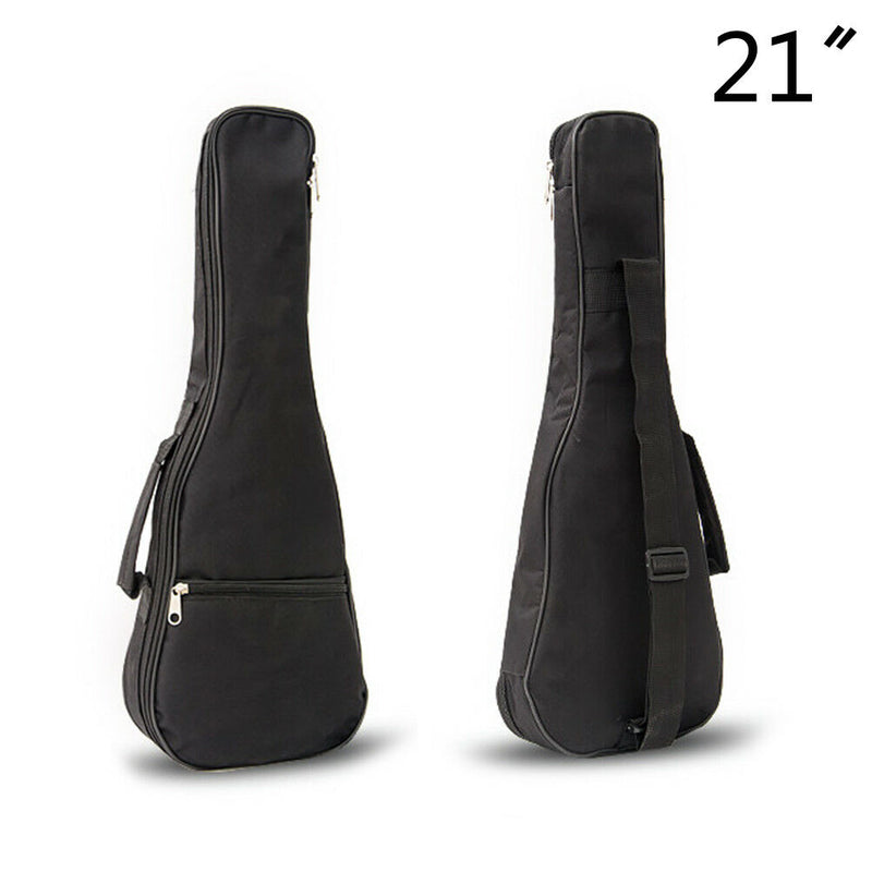 21 inch Ukulele Waterproof Guitar Cover Gig Bag Soft Case Light Gear -Black Gw