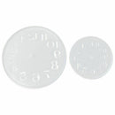 2Pcs Arabic Numerals Silicone Diy Jewelry Mold Pendant Watch Clock Shaped F