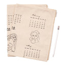 2020 Calendar Fabric Calendar Yearly Diary Study Planner Cloth Wall Hanging D BX