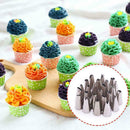 24Pcs Icing Piping Nozzles Pastry Tips Cake Sugarcraft Bakery Decorating I7B4