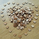 200pcs Rustic Wooden Love Heart Wedding Table Scatter Decoration Crafts Chi I2G3