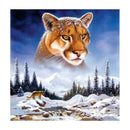 5D DIY Full Drill Diamond Painting Snow Mountain Tiger Cross Stitch Mosaic
