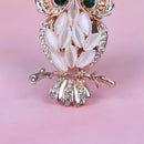 Diamond car vehicle air outlet owl perfume clip freshener diffuser ornament ME