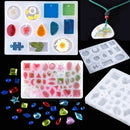 98 Pieces Silicone Casting Molds and Tools Set with a Black Storage Bag for G5R5