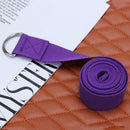Yoga Rope Sports Stretch Belt Exercise Assist Resistance Band Strap(Purple)