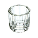 2018 Crystal Glass Nail Art Acrylic Dappen Dish Cup Liquid Powder+ Lid Tools AU