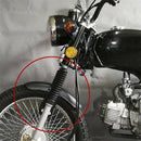 Universal Motorcycle Rear Wheel Cover Fender Splash Guard Mudguardã€Bracket Black
