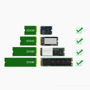 Aluminum NVME Adapter PCIe x16 with Heat Sink,M.2 SSD to PCI Express Expansion