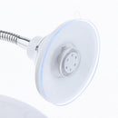 Adjustable Gooseneck Suction Cup 10X Magnifying Makeup Mirror with Light