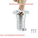 Boat Deck Gas Fill Keyless Cap 1-1/2'' Boat Hardware WATER Character Style