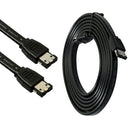 Flat 3Gbps Hi-Speed E-SATA To eSATA Type I External Shielded Cable 6Ft 2M