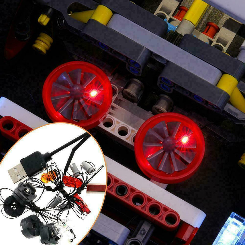 Rally Car Compatible For LEGO Mechanical Group 42077 Lighting LED Set Light G3O8