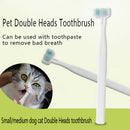 Double Heads Teeth Brushing Breath Freshener Oral Care for Dog Cat KittenFD