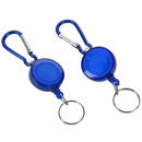 2 PCS BADGE REEL - RETRACTABLE RECOIL YOYO SKI PASS ID CARD HOLDER KEY CHAI U2O5