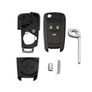 3 Buttons Car Remote Key DIY for OPEL VAUXHALL Astra J, Corsa E, Insignia,