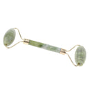 Natural Jade Roller for Face - Facial Neck Body Massager Roller with Double Head