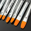 7X 16cm Gel Acrylic Nail Art Design Builder Salon Painting Brush Pen Set Top â„–[