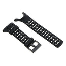 Watch Band Silicone Rubber For Suunto Ambit 1/Ambit 2/Ambit 3 Black Strap Steel