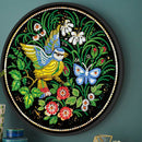 DIY Bird Special Shaped Diamond Painting Mural with Tassel Home Wall Decor