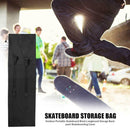 Outdoor Portable Skateboard Carry Bag Black Longboard Backpack Drawstring