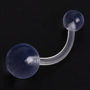9x Clear Color Belly Navel Tongue Lip Rings Bars Studs Body Piercing Jewelry BSE