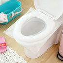 50pcs Disposable Travel Safety PE Plastic Toilet Seat Cover Mat Cushion Mat FT