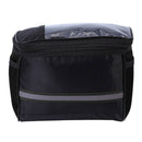 Bicycle Front Basket Bag Bike Handlebar Bag Storage Holder with Reflective Strip