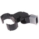 Black Plastic Pealess Finger Grip Sports Skate/Football Referee Mouth Whistle FT