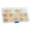 2 Boxes of 580pcs/box Jewelry Making Findings Kit Jewelry Making Starter Kit