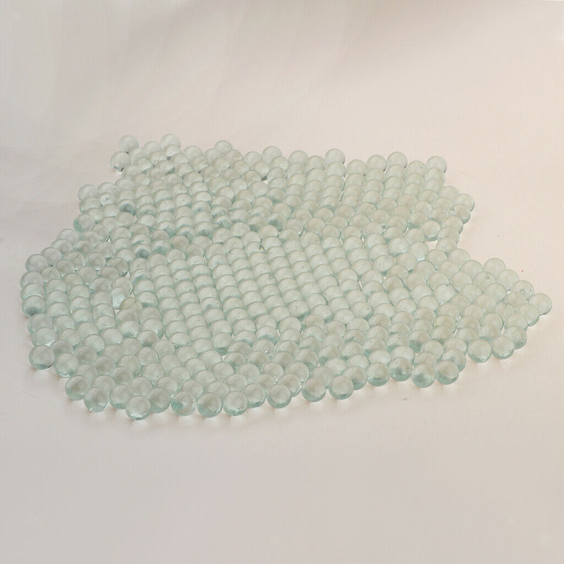 350pcs Translucent Marble Balls 10mm Earring Stones Supplies for Jewelry Making