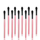 mei nai qi 10 Piece Eyeshadow Sponge Stick Brush Portable Eye Shadow Eyelin