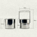Double-Layer Filterable Portable Clip Pen Stainless Holder Wash Pen Steel Y Y5Y3
