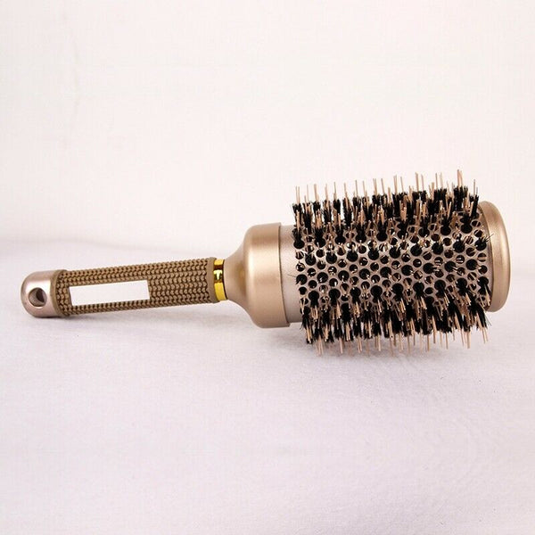Professional Ceramic Radial Roll Round Comb Hairdressing Brush Salon Stylin E5F3