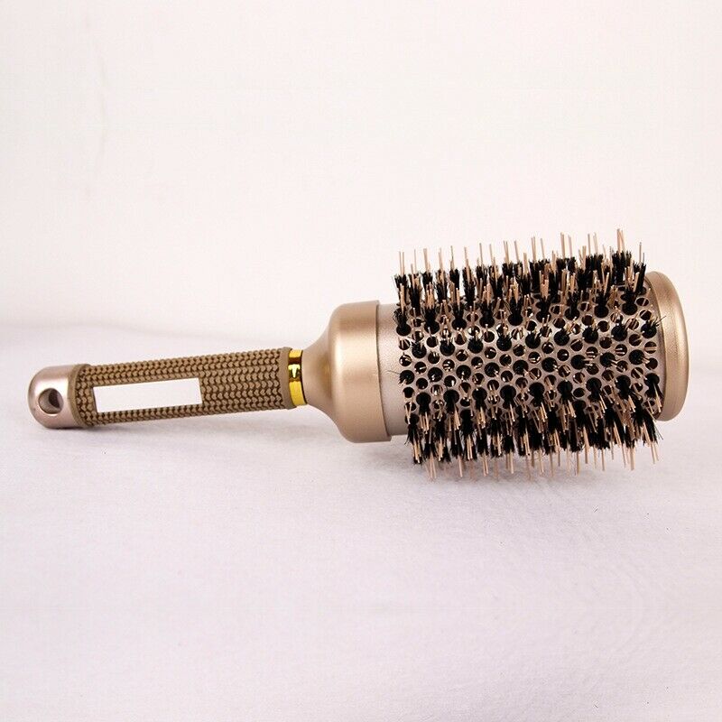 Professional Ceramic Radial Roll Round Comb Hairdressing Brush Salon Stylin E5F3