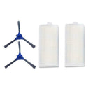 2pcs Side Brush+2pcs Filters Vacuum Cleaner Replacement Kit for Robovac 11S