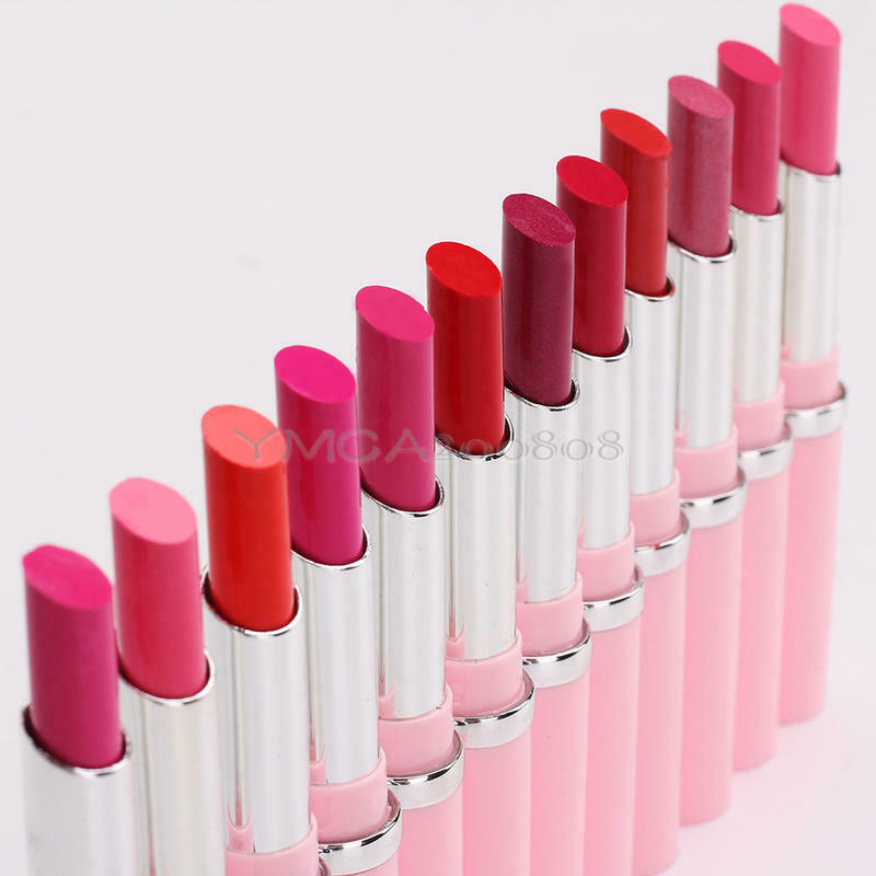 10 Colors/Set Cosmetic Makeup Pink Rod Lip Gloss Long Lasting Lipstick Gifts
