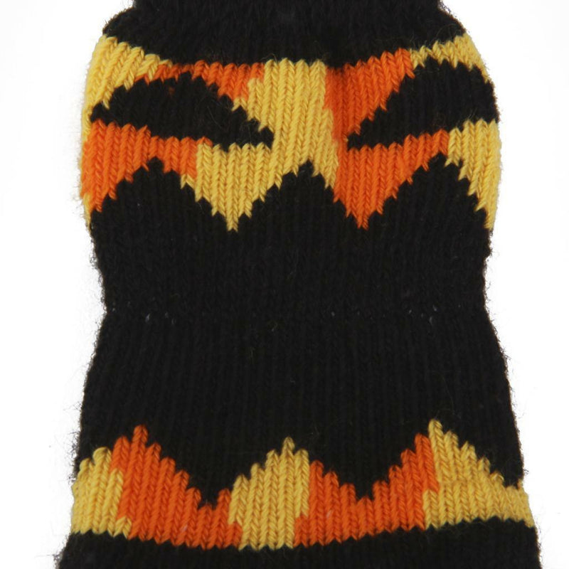 Dog Socks with Non-Slip Rubber Grips for Dogs & Puppies Yellow Black Size L