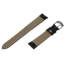 5X( 18mm Watch Bracelet Black PU Leather Alloy Buckle Strap Watch U8T4)