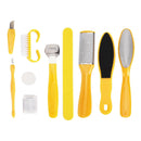 10In1 Pedicure Paddle Foot Scraper Pumice Stone Brush File For Hard Skin Remover