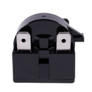 22 Ohm Resistance 3 Pin Terminals Refrigerator PTC Starter Relay Black G5X6
