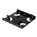 2.5 Inch HDD/SSD to 3.5 Inch Dual Internal Hard Disk Drive Mounting Kit Bracket