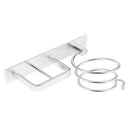 Hair Dryer and Straightener Holder Wall Mounted Metal Bracket with Cable Tidy